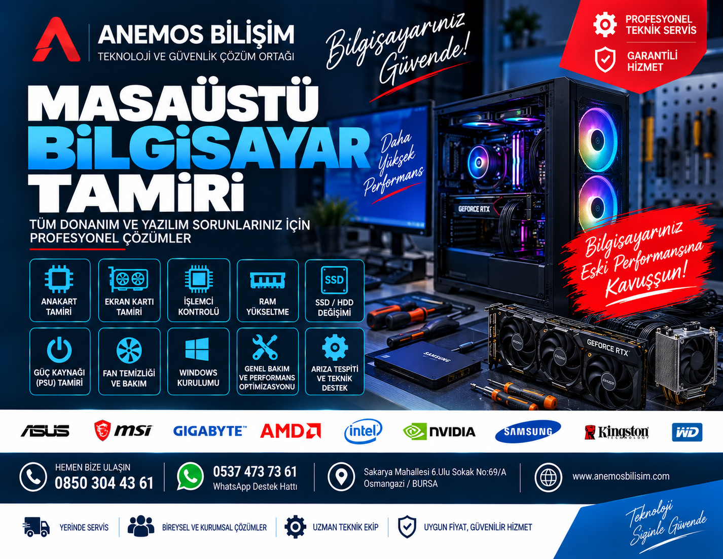 Bursa Bilgisayar Tamiri
